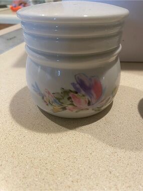 Vintage Le Jarden Max Factor Refillable Bath Powder ceramic 3 oz original